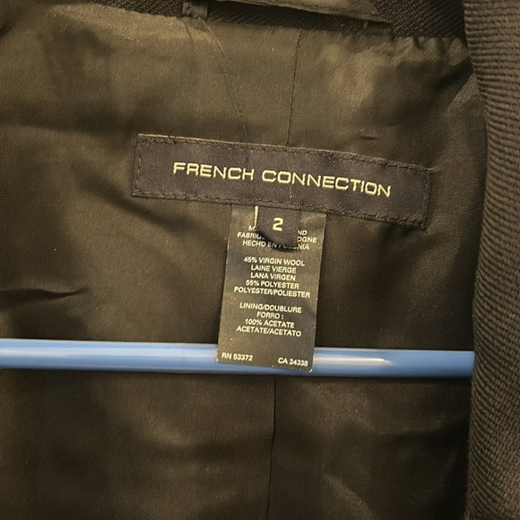 French connection wool coat . Military style. - Picture 2 of 5